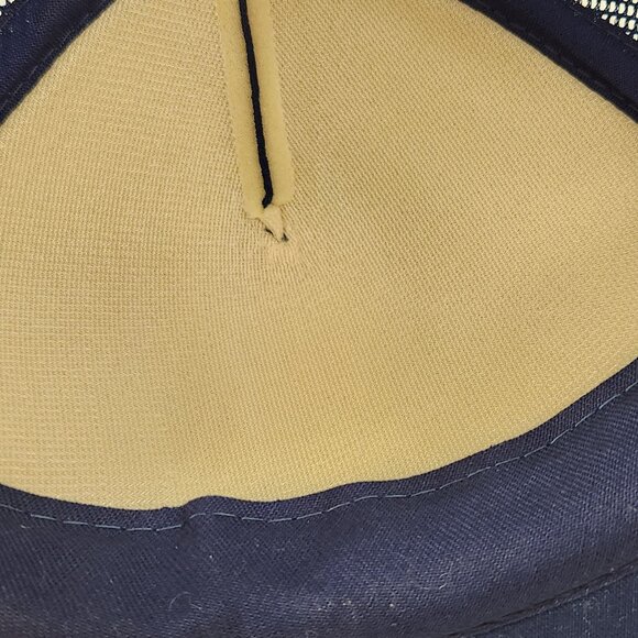 New York State Police Patch Trucker Hat Mesh Vtg 80s Blue Snapback Cap - Picture 10 of 10